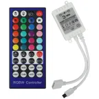                 Контроллер для светодиодной ленты с ИК пультом RGBW-Controller-12/24V-96/192W-IP20-IR ЭРА
               