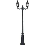 Светильник 8114 2х100W 230V E27 2х(160х160)х2300мм черный