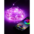                  Гирлянда Нить с пультом, RGB, 5 м, 220 V, с таймер, с музыкой, с упр. через моб. прилож., длина провода ЕGNIG - PU
               