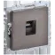 BRITE Розетка компьютерная RJ45 кат.5E РК10-БрТБ темная бронза