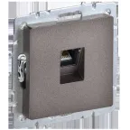                  BRITE Розетка компьютерная RJ45 кат.5E РК10-БрТБ темная бронза
               