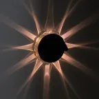 Светильник уличный ERAFS012-08 на солнечной батарее настенный Звезда 1 LED 7*7*2 см