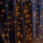 Гирлянда занавес LED желтый 2х1.5м IP44