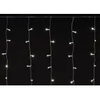                  LIGHTING Гирлянда бахрома 4,5х0,7м 200 светодиодов теплый белый свет IP44 прозрачный шнур 3м 230В транзит IEK
               