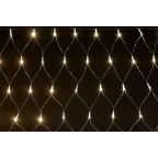                  LIGHTING Гирлянда сеть 1,5х1,5м 160 светодиодов теплый белый свет IP20 прозрачный шнур 3м 230В контроллер 8 сцен IEK
               