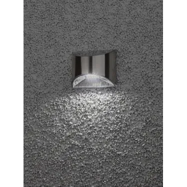 Фасадная подсветка Хром, на солнечной батарее, 4LED, 7lm ERAFS024-38