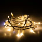                  Светодиодная новогодняя гирлянда нить белый каучук 3 м тёплый свет 30 LED, IP65 ERAPS-WK3
               
