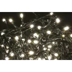                  LIGHTING Гирлянда нить 5м 50 светодиодов теплый белый свет IP20 зеленый шнур 1,5м 230В контроллер 8 сцен IEK
               