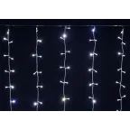 LIGHTING Гирлянда занавес 1,5х1,5м 160 светодиодов белый свет IP20 прозрачный шнур 3м 230В транзит IEK