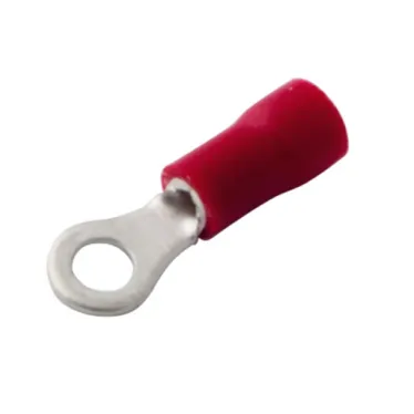 Наконечник кольцевой изолир 3.7 мм 0.5-1.5 кв мм (НКи 1.5-3.5) красный, REXANT