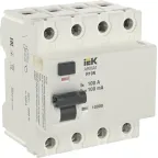                  ARMAT Выключатель дифференциального тока R10N (УЗО) 4п 100А 100мА тип AC
               
