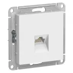                  ATLASDESIGN РОЗЕТКА компьютерная RJ45, кат. 6A, механизм, БЕЛЫЙ
               