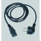Connect Кабель электрический с вилкой 2к+з Schuko 2м графит