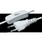 Шнур NPS-FS-170-2x0.5-WH 1.7м с выкл. белый Navig