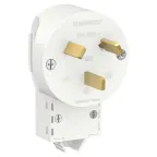                  BLANCA скрытой установки вилка силовая 2р+n, 32а, 250в, белый
               