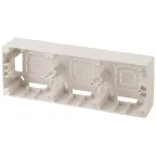                  Коробка накладного монтажа 3 поста, Эра12, слоновая кость (5/50/400) 12-6103-02
               