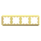 ATLASDESIGN ANTIQUE 4-постовая рамка, универсальная, ЗОЛОТО