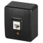 Розетка Эксперт 11-3203-05 информационная RJ45, IP20, ОУ, антрацит