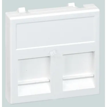 Connect Адаптер на 2 RJ45 CJ545U(FM) CJ546U(FM) шторка 45х45мм SC алюминий
