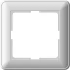 W59 Рамка 1 пост матовый хром