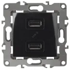Устройство зарядное USB, 5В-2100мА, Эра12, чёрный, 12-4110-06