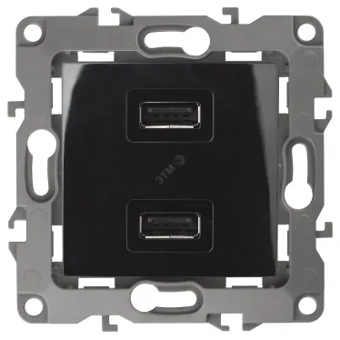 Устройство зарядное USB, 5В-2100мА, Эра12, чёрный, 12-4110-06
