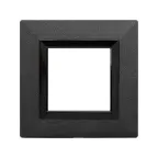                  Рамка из металла, ''Avanti'', графитовая, 2 модуля
               