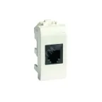                  BRAVA Розетка компьютерная RJ45 категория 6 разъем AMP бежевая
               