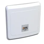                  ЭТЮД Розетка компьютерная RJ45 категория 5 белая
               
