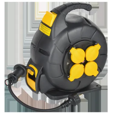 TWIST Катушка УК10 2P+PE/10м 3х1,5мм2 КГ автосм. IP44 IEK
