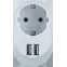 Адаптер NAD-USB01-1E-C-WH с/з 1 гн. USB3.4A