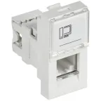 Розетка компьютерная RJ45 UTP категория 5e 1 модуль