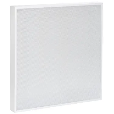 LIGHTING PRO Светильник светодиодный ДВО 2001A 30Вт 3000К IP40 588х588мм Грильято призма БАП 3ч IEK