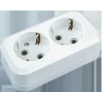 Колодка NCA-BL01-02-E-WH 2гн с/з пласт. Navigator