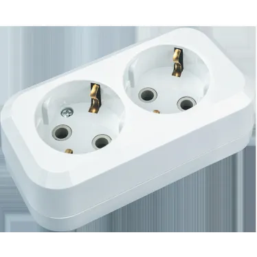 Колодка NCA-BL01-02-E-WH 2гн с/з пласт. Navigator