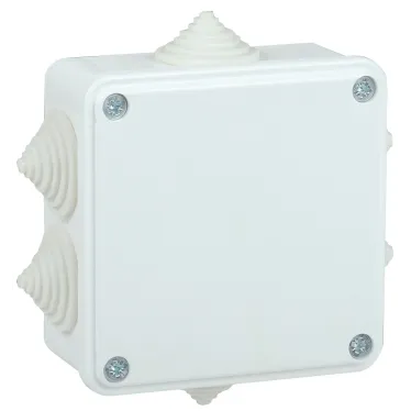 Коробка расп. КМ для о/п 100х100х45мм IP44 6 вв. белая