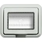 Крышка влагозащитная IP55 Idrobox серый RAL7035 3 модуля