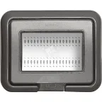 Крышка влагозащитная IP55 Idrobox серый Living 3 модуля