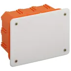                  Коробка распаячная KRT 120х92х45мм для твердых стен, саморез., крышка IP20 (98/882)
               
