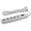 Сетевой фильтр (белый) с заземл, 3x0.75мм2, со шт, с выкл, 5гн+2xUSB, 2м, кор (20/200) SFU-5es-2 м-W