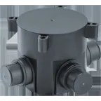 Коробка NSS-IB-SW-70-72-4-BL установочная для монолитного строительства черная d70х72
