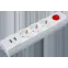 Удлинитель бытовой NPE-USB01-03-180-ESC-3X1 с выключателем 3 гнезда с/з 1,8м ПВС 3х1 2USB 2,1A