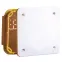 Коробка распределительная прямоугольная для твердых стен IP40 118х96х50мм