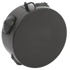 Распределительная коробка KOR-85-40-4g-B открытой установки черная 85х40мм с гермовводами 4 вх. IP54