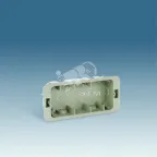                  Коробка для внутреннего монтажа 1-рядной рамки с суппортами, 236х96х50,5мм
               