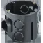 Коробка NSS-IB-SW-68-60-BL установочная углубленная со стыковочными узлами черная d68х60