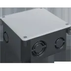 Коробка NSS-DB-SW-100-100-50-BL распаячная скрытого монтажа с крышкой черная 100х100х50