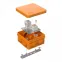 Коробка огнестойкая для о/п 40-0210-FR6.0-4 Е15-Е120 80х80х40 RAL2004 Промрукав (44 шт/уп)