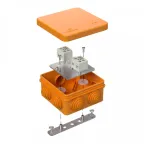 Коробка огнестойкая для о/п 40-0210-FR6.0-4 Е15-Е120 80х80х40 RAL2004 Промрукав (44 шт/уп)