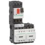 Пускатель магнитный 9А - 24B реверсивный GV2-ME06 1-1.6А GV2DM2